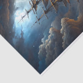 Galleon Storm Voyage Decoupage Seidenpapier (Ausschnitt)