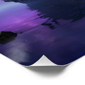 Galleon unter den Spuk Sternen Poster (Ecke)