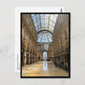 Galleria Vittorio Emanuele arcade - Mailand, Itali Postkarte (Vorne/Hinten)