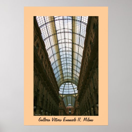 Galleria Vittorio Emanuele II Poster (Vorne)