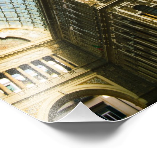 Gallerie in Neapel Fotodruck (Ecke)