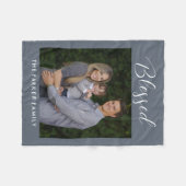 Gallerie mit einem Farbtupfer Fleecedecke (Vorderseite (Horizontal))