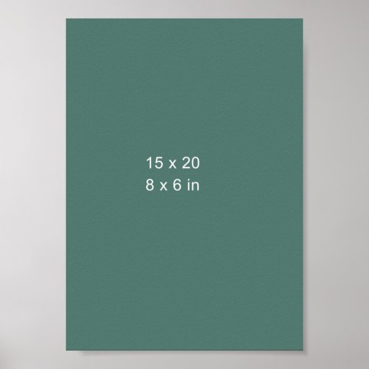 Gallerie Wand Layout Vorlage Foto 15x20 cm 6x8 in Poster (Vorne)