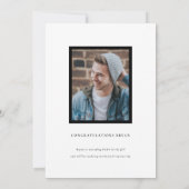 Gallery Frame Foto Abschluss Announccard Ankündigung (Rückseite)