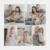 Gallery Grid 5 Fotos von Custom Foto Ornament (Rückseite)