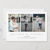 Gallery Multi-Foto Save the Date Einladung (Vorderseite)