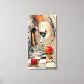 Gallery-Style Pet Portrait Canvas – Meaningful Hom Leinwanddruck (Vorderseite)