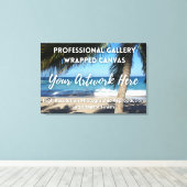 Gallery Wrapped Canvas - High Res - Satin/Matte Leinwanddruck (Insitu (Holzboden))