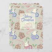 Galletas y chocolate feiertagskarte (Vorne/Hinten)