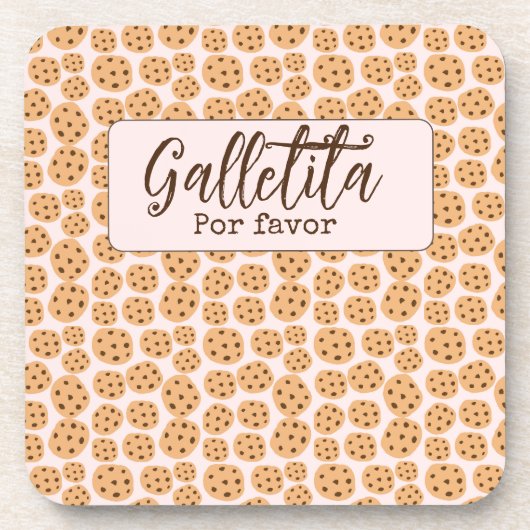 Galletitas porfavor Paper Untersetzer (Vorderseite)