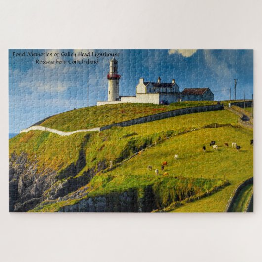 Galley Head Lighthouse Rosscarbery Cork Irland. J Puzzle (Horizontal)