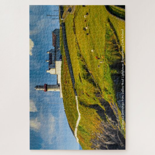 Galley Head Lighthouse Rosscarbery Cork Irland. J Puzzle (Vertikal)