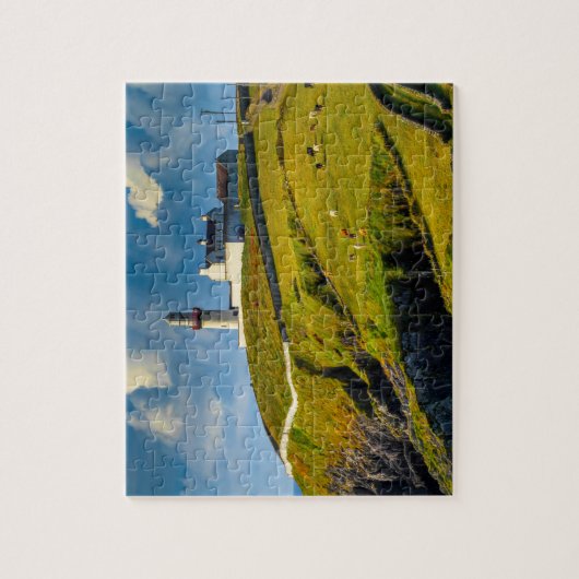 Galley Head Lighthouse Rosscarbery Cork Irland. Puzzle (Vertikal)