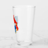 Gallic Rooster Glas (Links)
