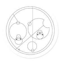 Gallifreyan I Liebe You Stickers