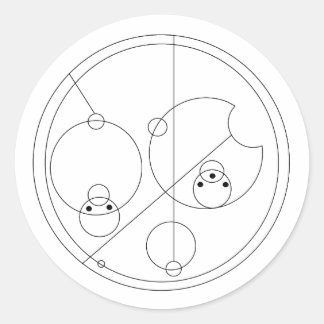 Gallifreyan I Liebe You Stickers
