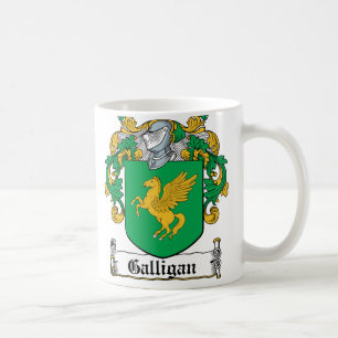 Galligan Familienwappen Kaffeetasse