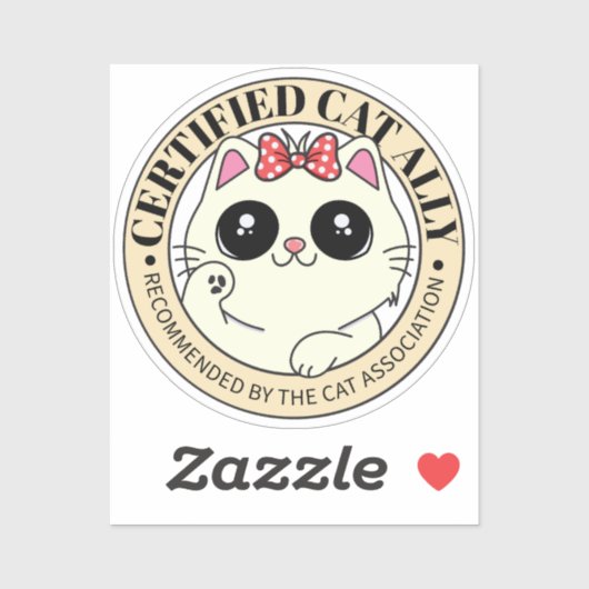 Galliierte zertifizierte Katze | Aufkleber (Blatt)