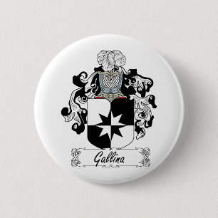Gallina-Familienwappen Button