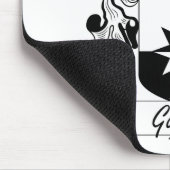 Gallina-Familienwappen Mousepad (Ecke)