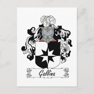 Gallina Familienwappen Postkarte