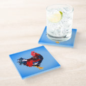 Gallinacke Glasuntersetzer (Schrägansicht)