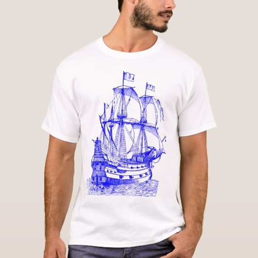 Gallion - Blau T-Shirt (Vorderseite)