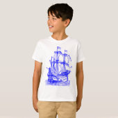 Gallion - Blau T-Shirt (Vorne ganz)