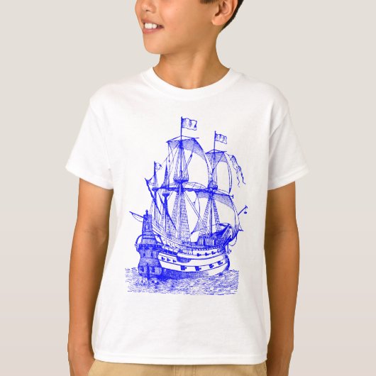 Gallion - Blau T-Shirt (Vorderseite)