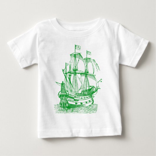 Gallion - Gras grün Baby T-shirt (Vorderseite)