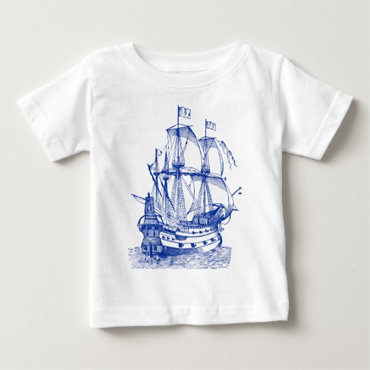 Gallion - Marine Baby T-shirt (Vorderseite)