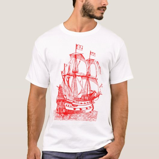 Gallion - Rot T-Shirt (Vorderseite)