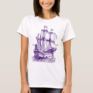 Gallion - Tief Lila T-Shirt