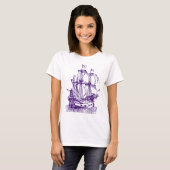 Gallion - Tief Lila T-Shirt (Vorne ganz)