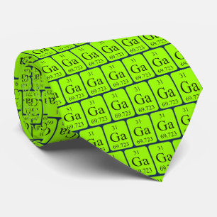 Gallium-der Krawatte des Element-31 transparente