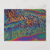 Galliumnitrat unter dem Mikroskop Postkarte (Vorderseite)