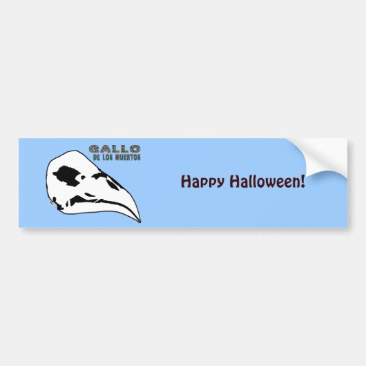 Gallo De Los Muertos Autoaufkleber (Vorne)