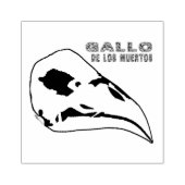Gallo De Los Muertos Gummistempel (Prägung)