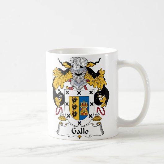 Gallo-Familienwappen Kaffeetasse (Rechts)