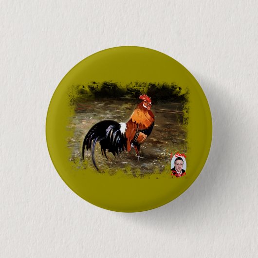 Gallo/Galo/Rooster Button (Vorderseite)