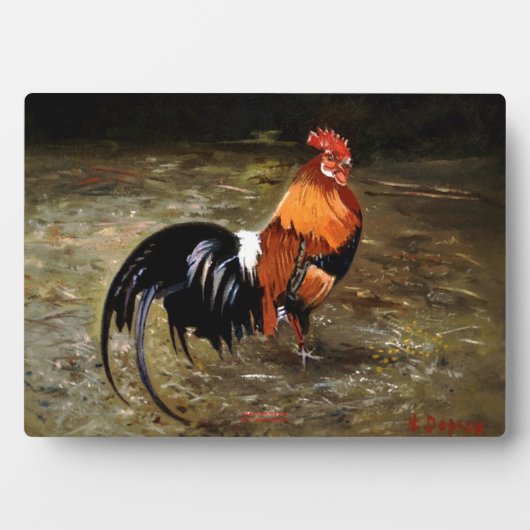 Gallo/Galo/Rooster Fotoplatte (Vorderseite)