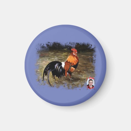 Gallo/Galo/Rooster Magnet (Vorne)