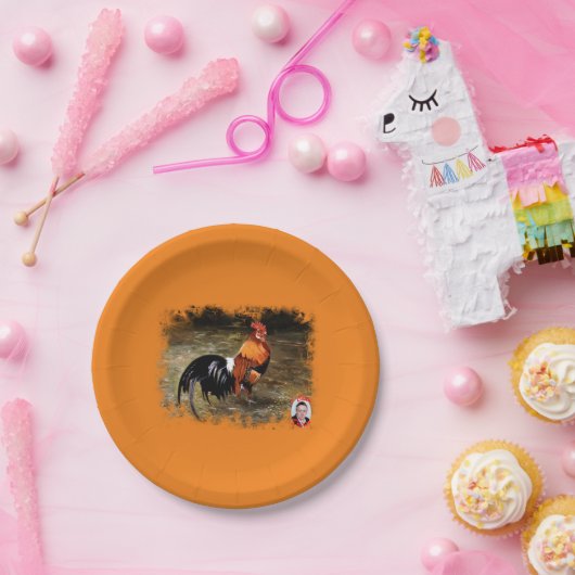 Gallo/Galo/Rooster Pappteller (Party)