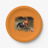 Gallo/Galo/Rooster Pappteller (Vorderseite)
