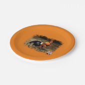 Gallo/Galo/Rooster Pappteller (Schrägansicht)