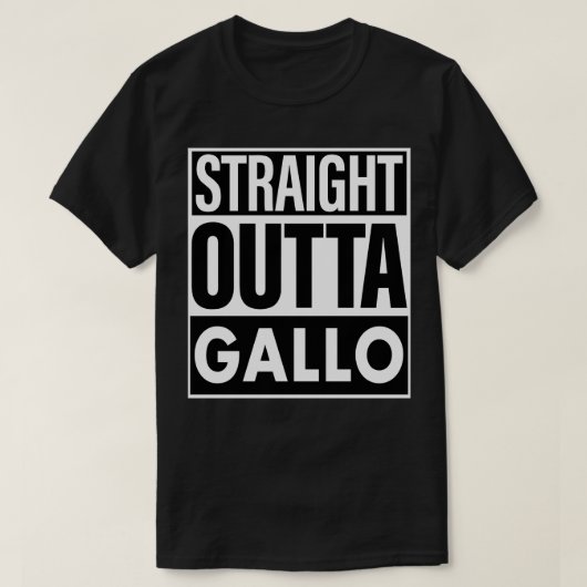 Gallo Name Via Nassa T-Shirt (Design vorne)
