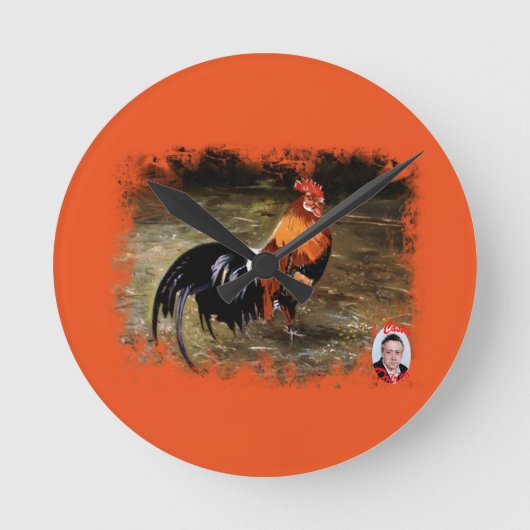 Gallo Runde Wanduhr (Vorderseite)