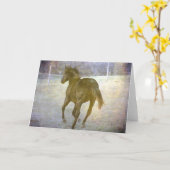 Gallop Away Karte (Gelbe Blume)