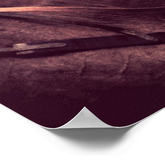 Gallop Grunge Poster (Ecke)