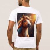 Gallop in joy Tshirt design basic men shirt (Rückseite)
